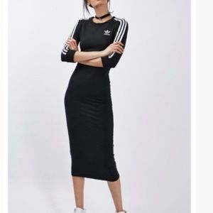 Adidas midi body con dress